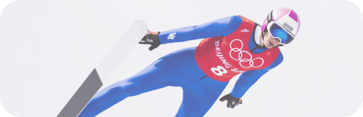 Ski Jumping Banner
